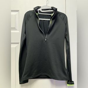 Nike workout half zip long sleeve top